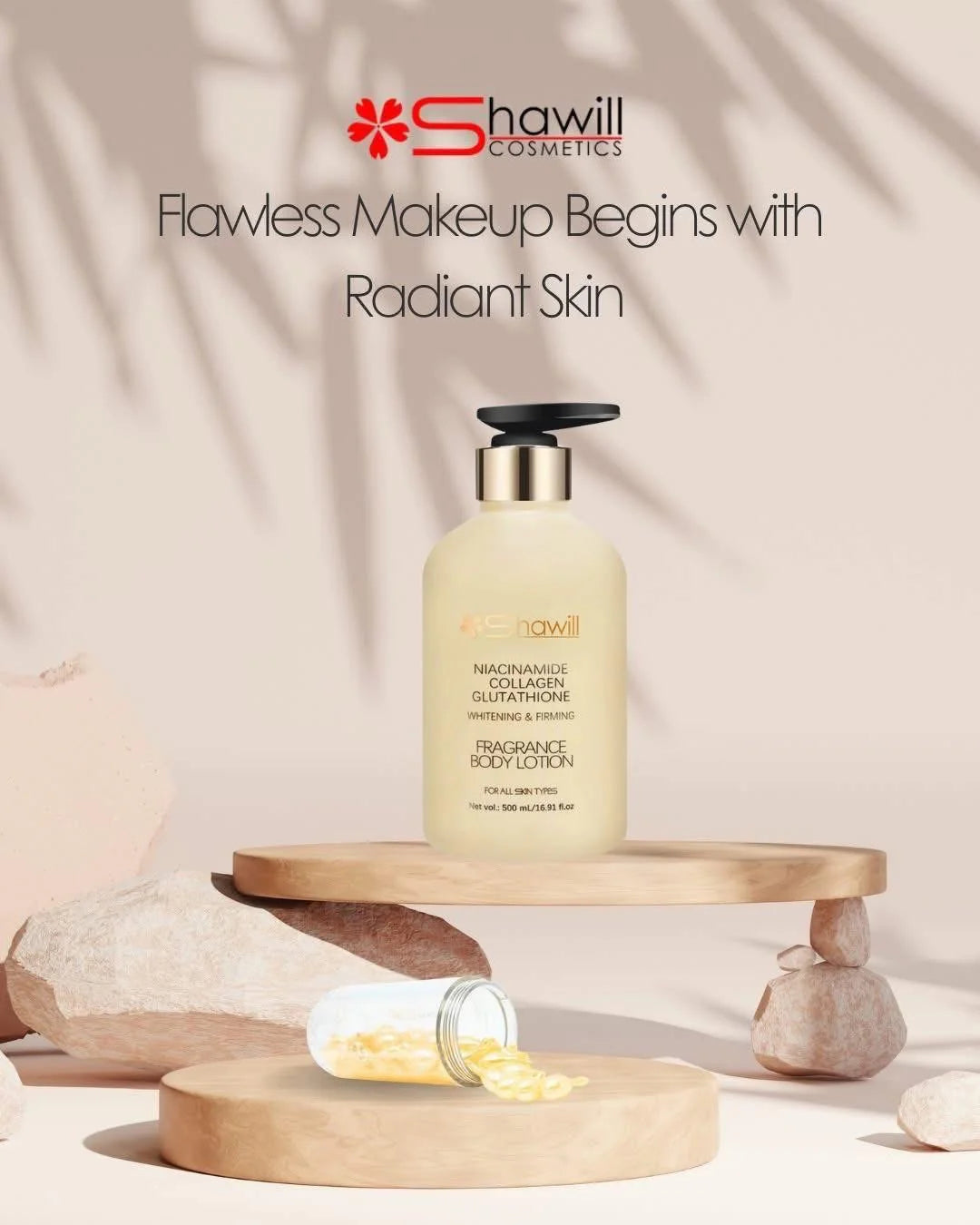 Niacinamide Collagen Glutathione Fragrance Body Lotion