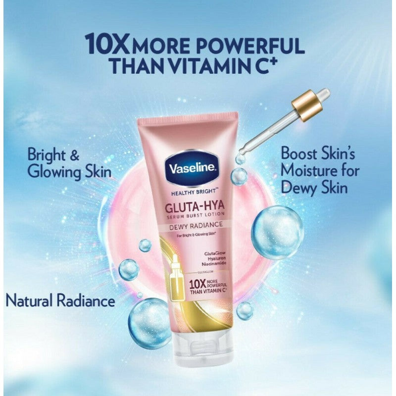 Healthy Bright Gluta-Hya Serum Burst Lotion Dewy Radiance