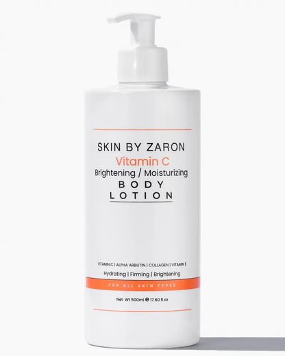 Skin by Zaron Vitamin C Brightening and Moisturizing Body Lotion + Body Wash